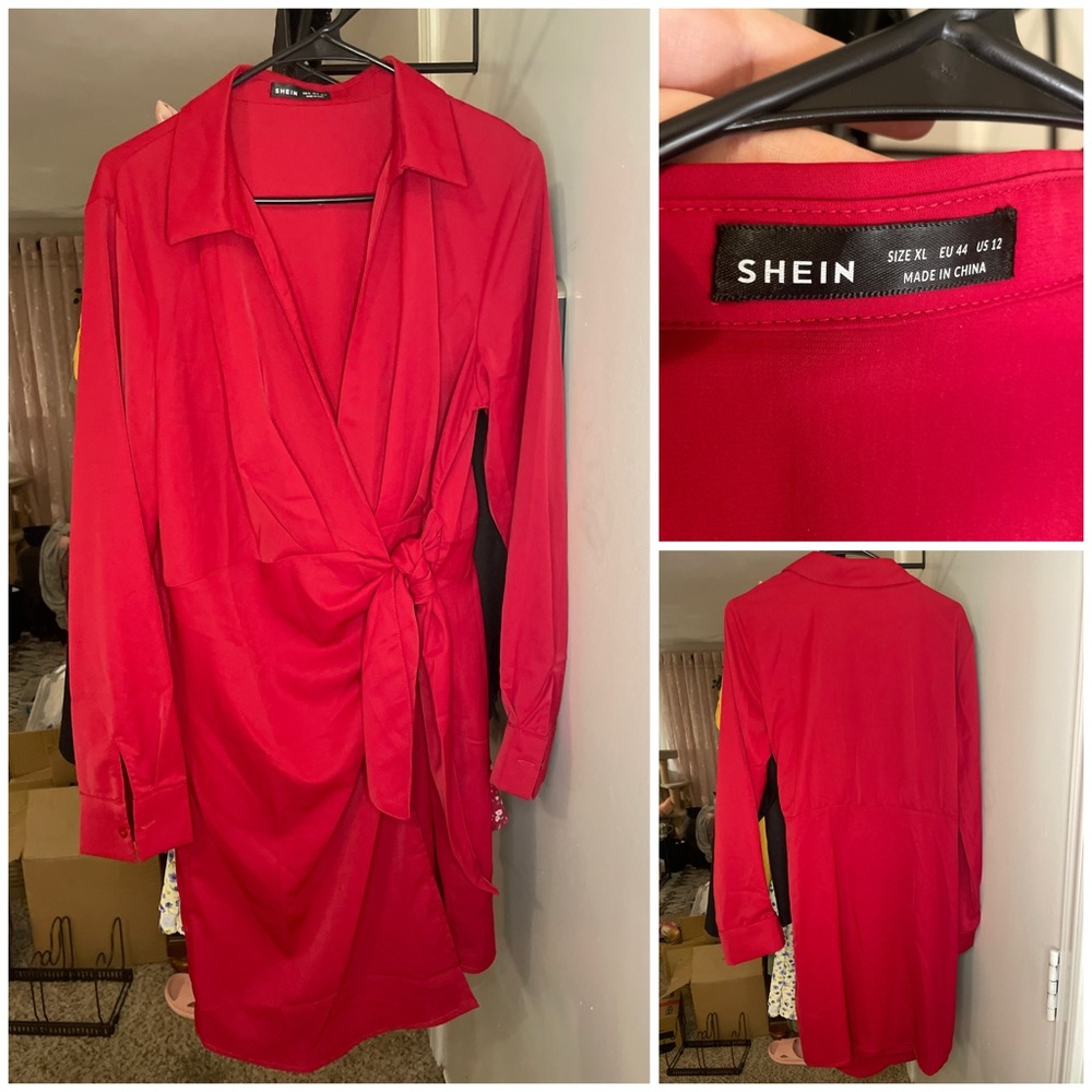 Red Wrap Dress